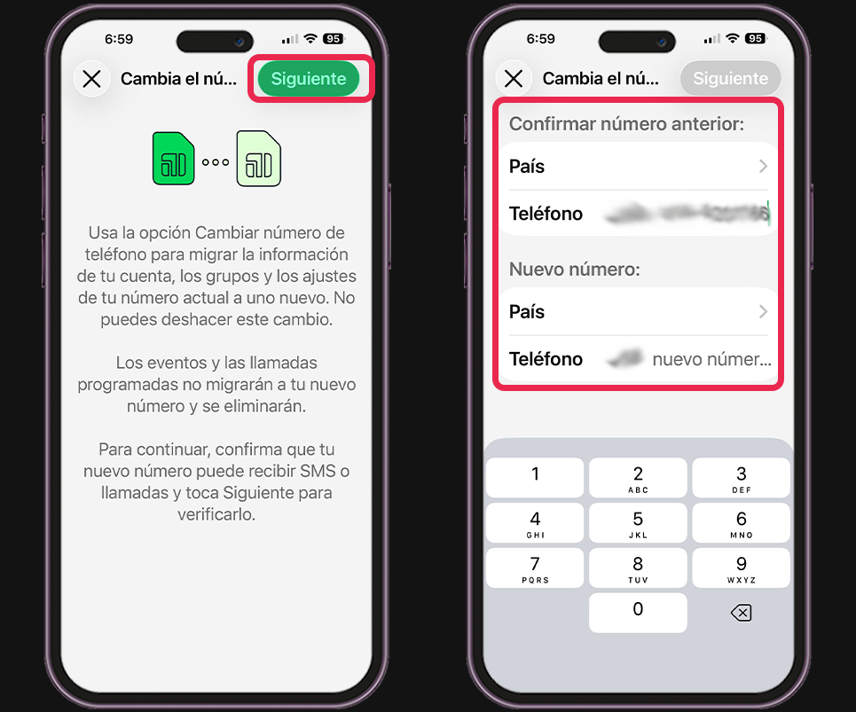 Comprueba ambos números