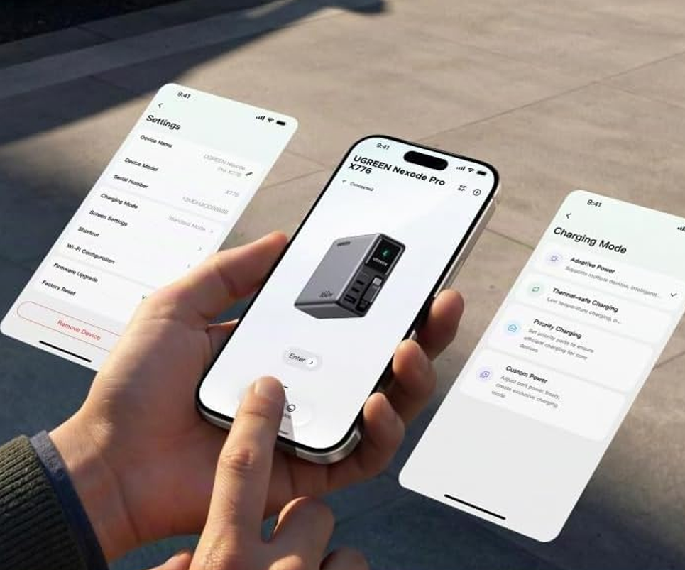 UGREEN Nexode Pro 160W - App móvil