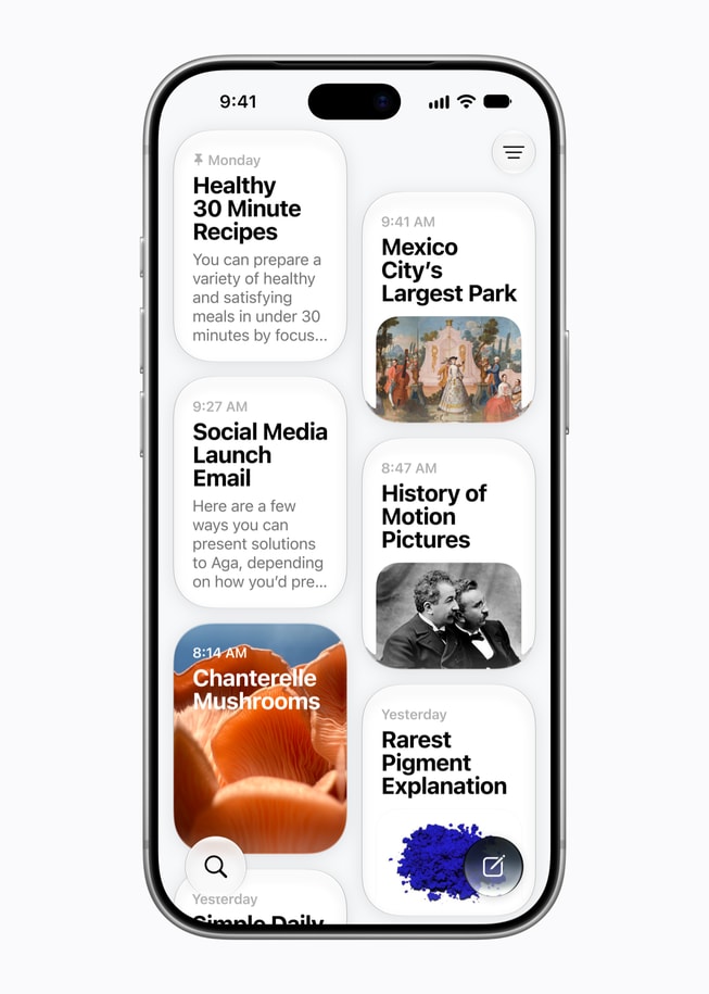 Historial de conversaciones en la aplicación Siri AI