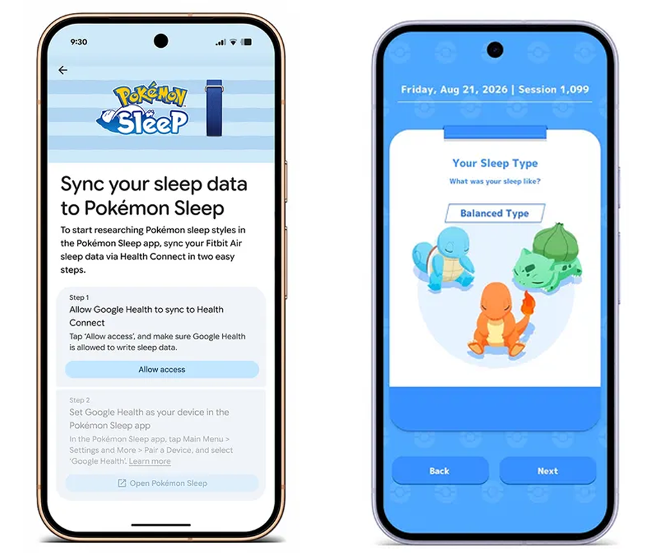 Pasos para conectar Fitbit Air con Pokémon Sleep