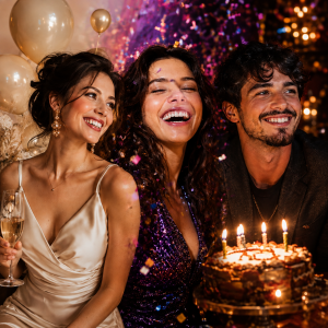 Ideas de fotos de cumpleaños creadas con prompts de Gemini