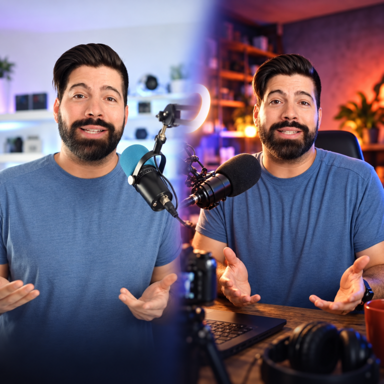 Comparación del video original y el estudio creado con inteligencia artificial en Lovart