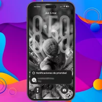 Pantalla iPhone blanco y negro-cómo recuperar el color